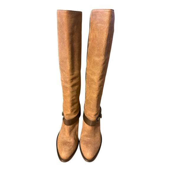 Cole Haan Air Tantivy Knee High Brown Leather Boot Women size 7 - Picture 4 of 7